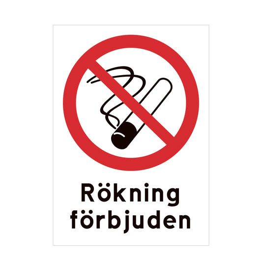 Rökning förbjuden