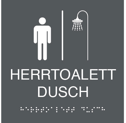 Herrar toalett / Dusch