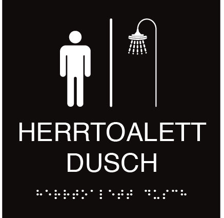 Herrar toalett / Dusch