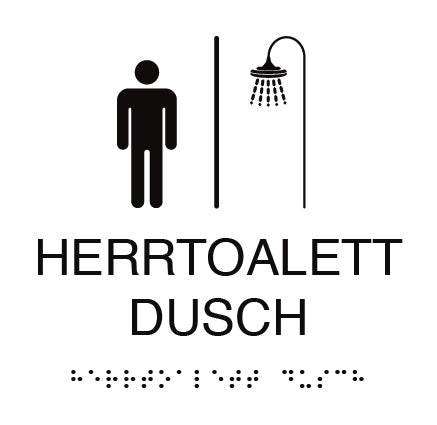 Herrar toalett / Dusch